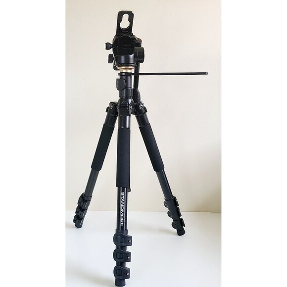 Standmore Other - Standmore Desk Travel Adjustable Tripod Stand ONLY And A Swivel Head Tripod